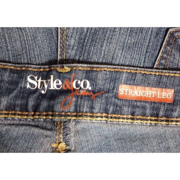 Style & Co Jeans Ladies 14 Straight Leg - Picture 5 of 7